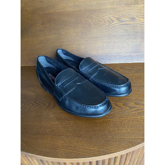 Rockport Men’s Black Penny Loafers Size 12